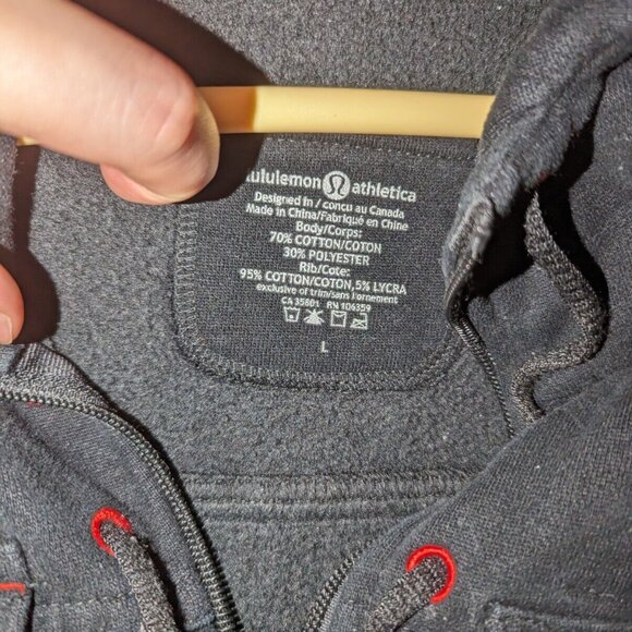 Lululemon Winter Jacket, BLACK, Men Size Large. - Picture 3 of 8